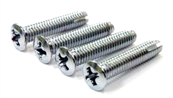 1968 - 1974 Nova Console Shift Plate Screws Set, Automatic or Manual Transmission, Correct 4 Piece Kit