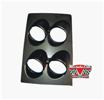1968 - 1972 Nova Console Gauge Cover Housing, 2-1/16 Inch Round, Black