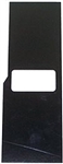 1968 - 1972 Nova Four Speed Console Shifter Plate Slider, Black Plastic