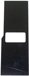 1968 - 1972 Nova Console Shifter Plate Slider, 4 speed, Black Plastic