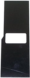 1968 - 1972 Nova Four Speed Console Shifter Plate Slider, Black Plastic