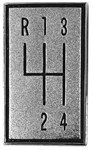 1966 - 1967 Chevelle 4 Speed Shifter Pattern Plate