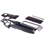 1966 - 1967 Chevelle Console Kit, 4 Speed with Clock and Lock
