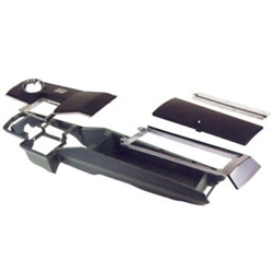 1966 - 1967 Chevelle Console Kit, 4 Speed with Clock and Lock