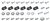 1966 - 1967 Chevelle Console Screw Hardware Kit