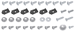 1966 - 1967 Chevelle Console Screw Hardware Kit