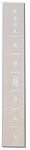 Image of 1966 -1967 Chevelle Overdrive Console Shift Indicator Lens, TH700-R4, TH200-4R, 4L60