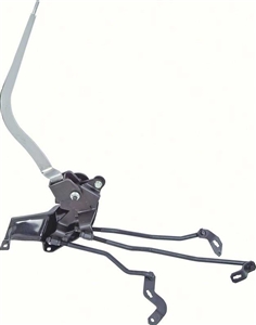 1969 - 1972 Nova 4 Speed Muncie Shifter with Linkage, 1st Design without "Muncie" Stamping