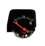 1968 - 1974 Nova Custom Console Gauge, VOLTMETER, For Use in Replacement of Amp-meter, Will NOT Work with Stock Wiring