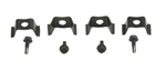 1968 - 1972 Nova Console Gauge Mounting Bracket Set, 8 Piece Set