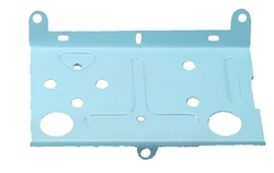 1968 - 1974 Nova Console Gauge Mounting Plate, Battery and Temperature REAR