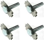 1966 - 1972 Chevelle / Nova Rear Speaker Mounting Stud Spring Clip Set
