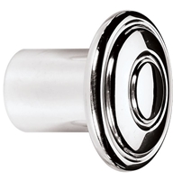 Billet Specialties Custom Dash Knob, Polished Classic Ribbed Top, Each