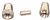 1962 - 1979 Nova Clock Knob and Retaining Nut (2 Knobs, 1 Nut), Set