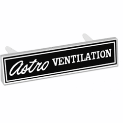 1969 Chevelle Dash Astro Ventilation Emblem