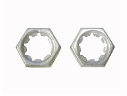 1964 - 1972 Chevelle Brake Light Switch Retaining Nuts, Pair