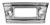 1967 Chevelle Dash Radio Chrome Bezel