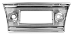 1967 Chevelle Dash Radio Chrome Bezel