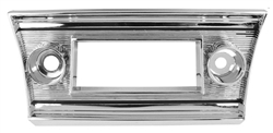 1967 Chevelle Dash Radio Chrome Bezel