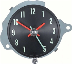 1968 Chevelle Dash Clock, With Warning Light Instrumentation