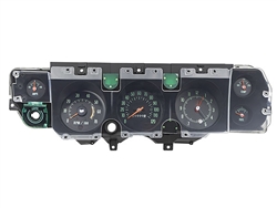 1970 Chevelle Dash Instrument Cluster Set with OE Style Round Gauges, 5500 Redline