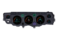 1970 - 1972 Chevelle Dash Instrument Cluster Gauge Set, GRFX : Speedometer, Tachometer, Oil Pressure, Clock, Voltmeter, Water Temp, and Fuel