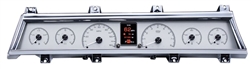 1966 - 1967 Chevelle Dash Instrument Cluster Gauges Set, HDX : Speedometer, Tachometer, Oil Pressure, Water Temp, Voltmeter and Fuel