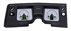 1968 Chevelle Dash Instrument Cluster Gauges Set, HDX : Speedometer, Tachometer, Oil Pressure, Water Temp, Voltmeter and Fuel