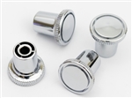 1968 - 1972 Chevelle Kick Panel Air Vent Pull Knobs, 4 Piece Set