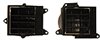 1971 - 1972 Chevelle Lower Dash Vent Outlet Deflector Assemblies Without Air, Pair