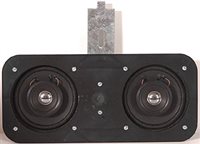 1966 - 1967 Chevelle Stereo Speakers, Dual, Center Dash, Custom, Without Air Conditioning