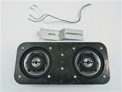 1966 - 1967 Chevelle Center Dash Dual Front Kenwood Speakers, Without Air Conditioning