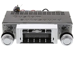 1970 - 1972 Chevelle AM/FM Radio with Chrome Face Fits Original Dash Opening, Except Super Sport