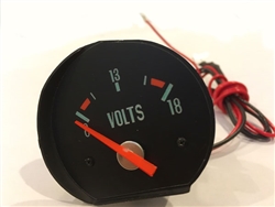 1971 - 1972 Chevelle Dash Voltmeter for Gauge Style Dash, White Lettering