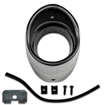 1968 Chevelle Black Dash Air Vent Bezel Housing Kit with Retainer and Seal, LH