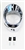 1966 - 1967 Chevelle Dash Air Vent Bezel, Chrome, RH