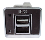 1969 - 1972 Nova Dash Switch with Bezel, Rear Window Defog Defrost, GM Original Used