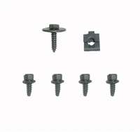 1969 - 1972 Nova Dash Side Air Vent Outlet Housing Screws Set, 6 Pieces