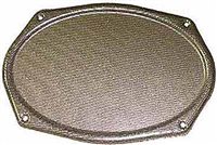 1962 - 1979 Nova Speaker Grille, Chrome (Cover, Rear Window) (6" x 9") , Each