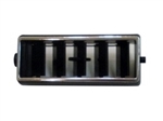 1969 - 1972 Chevelle Dash Air Vent Outlet Louver Center Insert, Outer Black Housing with Chrome Edge