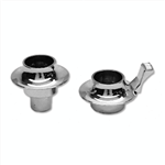 1969 - 1970 Nova Radio Knob Chrome Filler Set, Pair