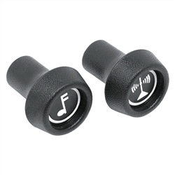 1971 - 1978 Stereo Radio Knobs Set, 2 Pieces