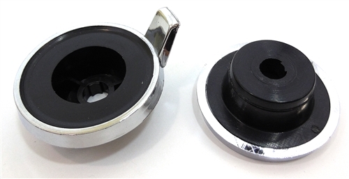 1971 - 1978 Radio Adjuster Tuner Back Filler Knobs Set, Without Stereo Style Pair