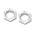 1966 - 1974 Radio Control Shaft Installation Mounting Nuts, Pair
