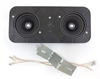 1968 - 1972 Nova Dual Center Dash Stereo Speakers, W/O Air