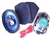 Rear Deck Chrome Speakers Set 6" x 9" with Flat Grill Covers 200Watts