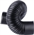 Chevelle Vent Duct Hose, Under Dash, Flexible, 3 Inch Diameter