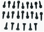 1964 - 1967 Chevelle Door Hinge Bolts Set, Complete, 24 Pieces