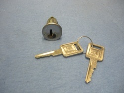 1968 Chevelle or Nova Ignition Lock with Later Style GM Square Headed Keys