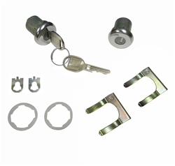 1962 - 1979 Nova Door Lock Set with GM Round Headed Keys, Pair